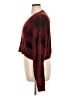 Francesca's Plaid Burgundy Pullover Sweater Size XL - photo 5