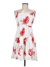 Old Navy 100% Polyester Floral White Cocktail Dress Size M - photo 1