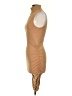 Cider Solid Tan Cocktail Dress Size S - photo 5