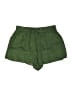 L Space 100% Linen Solid Green Shorts Size S - photo 1