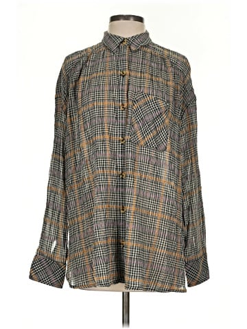 Free People Long Sleeve Button-Down Shirt (view 1)