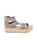 otBt Tan Wedges Size 10 - photo 1