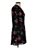 Express 100% Polyester Floral Black Cocktail Dress Size 0 - photo 4