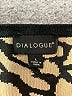 Dialogue Animal Print Gold Cardigan Size L - photo 7