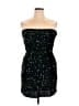 Francesca's 100% Polyester Stars Green Cocktail Dress Size XL - photo 1