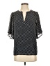 Ann Taylor 100% Polyester Black Short Sleeve Turtleneck Size XS (tall) - photo 1