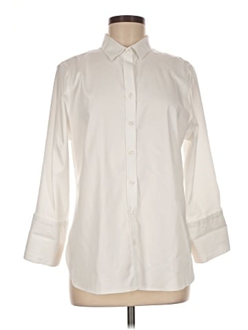 Chico's 3/4 Sleeve Button-Down Shirt (view 1)