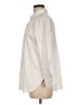 Chico's Solid Ivory 3/4 Sleeve Button-Down Shirt Size M - photo 5