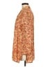 Sigrid Olsen Orange Long Sleeve Blouse Size M - photo 5