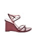 BCBGMAXAZRIA Burgundy Wedges Size EU 35 1/2 - photo 1