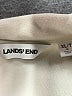 Lands' End 100% Polyester Solid Ivory Track Jacket Size XL - photo 6