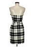 Candie's Plaid Black Ivory Cocktail Dress Size 7 - photo 2