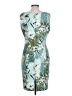 Connected Apparel Tropical Teal Cocktail Dress Size 12 - photo 2