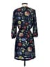 Daniel Rainn 100% Polyester Print Blue Casual Dress Size S - photo 2