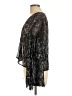 Zara Basic Black 3/4 Sleeve Blouse Size L - photo 5