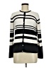 Liz Baker Stripes Ivory Cardigan Size M - photo 1