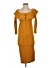 BCBGeneration Chevron-herringbone Yellow Cocktail Dress Size XS - photo 1