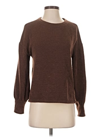Madewell Brushed Knit Puff-Sleeve Top (view 1)