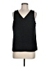 Nine West 100% Polyester Black Sleeveless Top Size M - photo 1