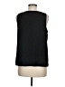 Nine West 100% Polyester Black Sleeveless Top Size M - photo 2