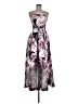 Speechless Floral Gray Cocktail Dress Size 9 - photo 1