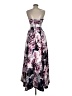 Speechless Floral Gray Cocktail Dress Size 9 - photo 2