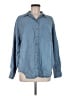J.Crew 100% Lyocell Blue Long Sleeve Button-Down Shirt Size M - photo 1