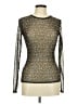 New Look Gold Long Sleeve Top Size 6 - photo 1