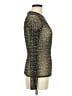 New Look Gold Long Sleeve Top Size 6 - photo 4