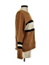 Lush Color Block Brown Pullover Sweater Size S - photo 4
