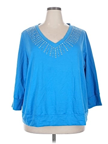 Onque Casuals 3/4 Sleeve Top (view 1)