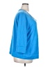 Onque Casuals Blue 3/4 Sleeve Top Size 2X - photo 4