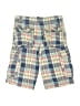 Mini Boden 100% Cotton Plaid Blue Cargo Shorts Size 7 - photo 2