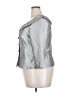 R&M Richards Metallic Silver Jacket Size 18 - photo 5