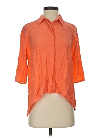 Amanda Uprichard 3/4 Sleeve Button-Down Shirt (view 1)