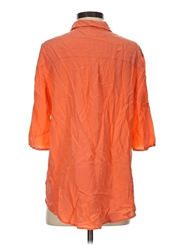 Amanda Uprichard 3/4 Sleeve Button-Down Shirt (view 2)