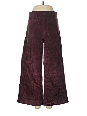 Madewell Emmett Wide-Leg Crop Pants in Velveteen (view 1)