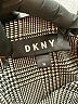 DKNY 100% Polyester Houndstooth Gray Long Sleeve Blouse Size XL - photo 7