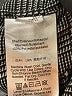 DKNY 100% Polyester Houndstooth Gray Long Sleeve Blouse Size XL - photo 8