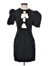 Assorted Brands Polka Dots Black Cocktail Dress Size S - photo 1