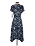 Perceptions Polka Dots Blue Casual Dress Size S - photo 2