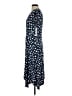 Perceptions Polka Dots Blue Casual Dress Size S - photo 5