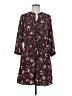 DR2 100% Polyester Paisley Burgundy Casual Dress Size M - photo 1