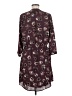 DR2 100% Polyester Paisley Burgundy Casual Dress Size M - photo 2