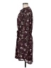 DR2 100% Polyester Paisley Burgundy Casual Dress Size M - photo 5