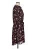 DR2 100% Polyester Paisley Burgundy Casual Dress Size M - photo 4