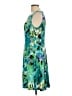 Connected Apparel Tropical Teal Cocktail Dress Size 12 - photo 5