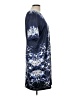 Dana Buchman Print Blue Casual Dress Size 12 - photo 4