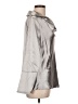 Unbranded Metallic Silver Long Sleeve Blouse Size L - photo 4