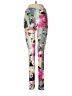 ShoSho 100% Spandex Print Green Leggings One size - photo 1